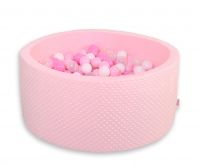 Ball-pits minky  h-30 cm with balls (own color mix)